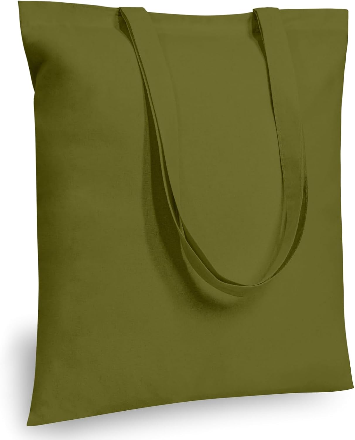 TOPDesign 10-Pack Economical 11.8"x13" Cotton Tote Bags, Lightweight Small Reusable Grocery Shopping Cloth Bags, Suitable for DIY, Advertising, Promotion, Gift, Activity