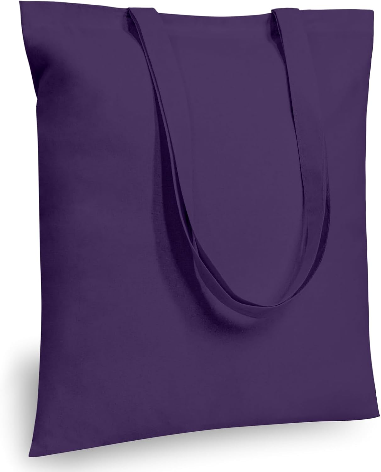 TOPDesign 3 | 6 | 12 | 24 | 48 | 192 Pack Economical Cotton Tote Bags, Lightweight Medium Reusable Grocery Shopping Cloth Bags, Suitable for DIY, Advertising, Promotion, Gift, Activity (3-Pack)