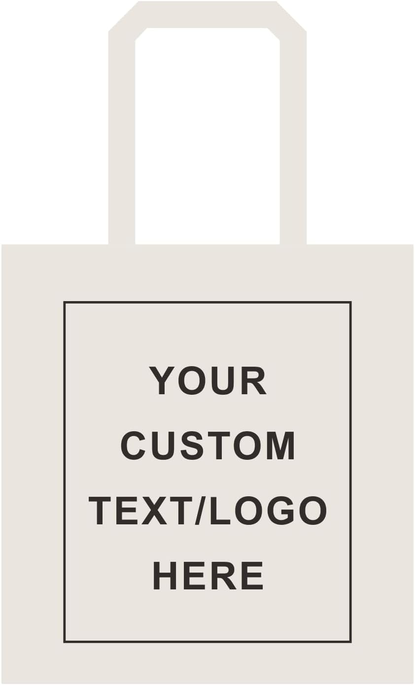 TOPDesign 3 | 6 | 12 | 24 | 48 | 192 Pack Economical Cotton Tote Bags, Lightweight Medium Reusable Grocery Shopping Cloth Bags, Suitable for DIY, Advertising, Promotion, Gift, Activity (3-Pack)