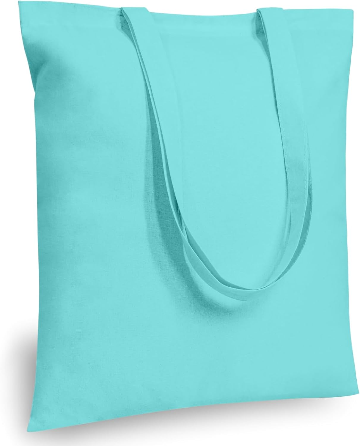 TOPDesign 3 | 6 | 12 | 24 | 48 | 192 Pack Economical Cotton Tote Bags, Lightweight Medium Reusable Grocery Shopping Cloth Bags, Suitable for DIY, Advertising, Promotion, Gift, Activity (3-Pack)