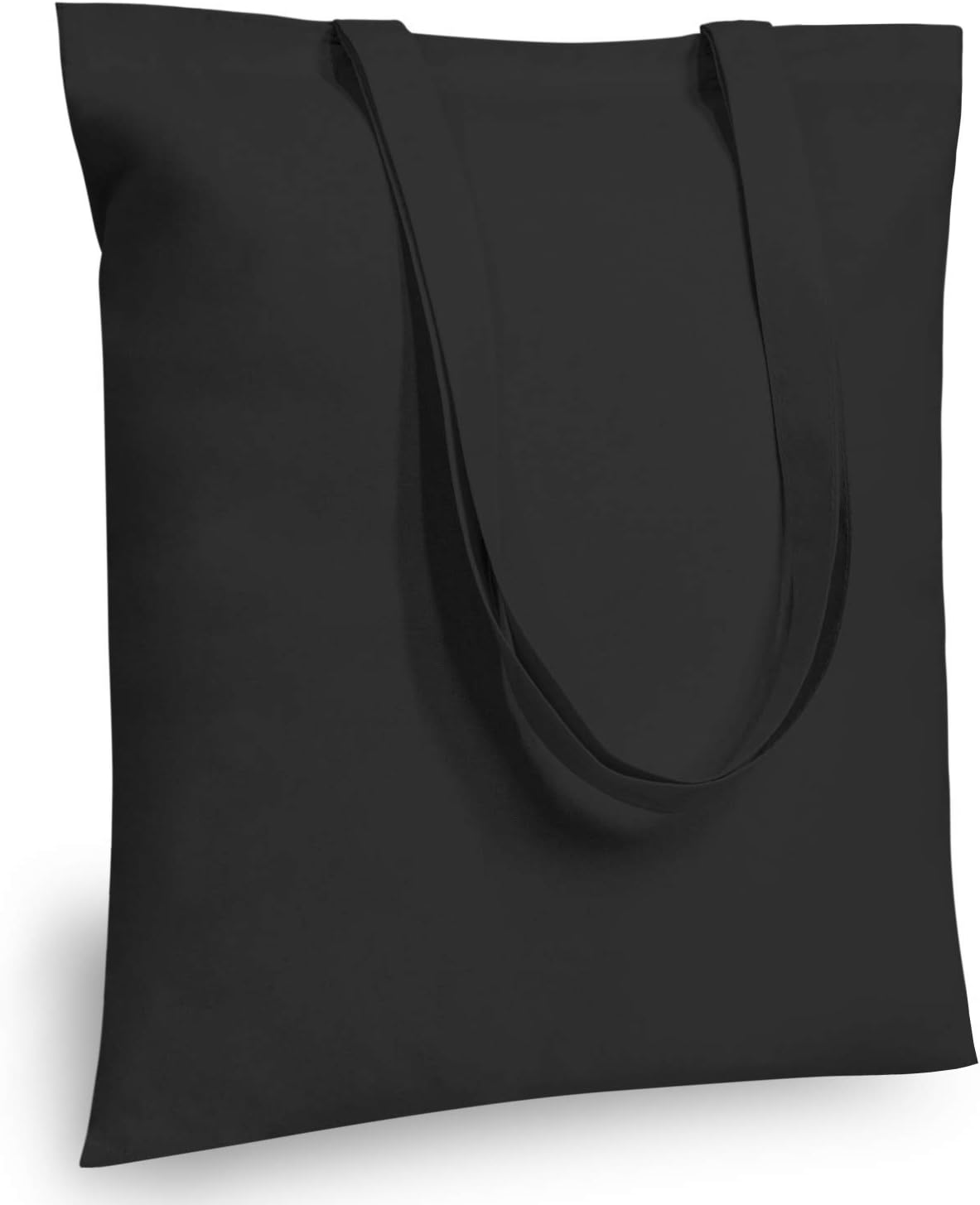 TOPDesign 10-Pack Economical 11.8"x13" Cotton Tote Bags, Lightweight Small Reusable Grocery Shopping Cloth Bags, Suitable for DIY, Advertising, Promotion, Gift, Activity
