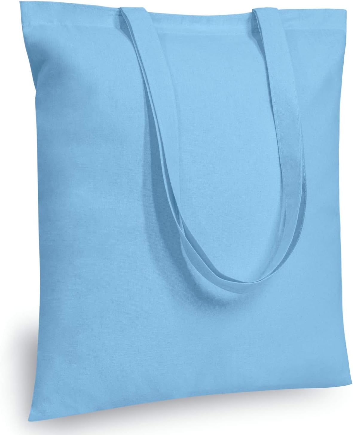 TOPDesign 3 | 6 | 12 | 24 | 48 | 192 Pack Economical Cotton Tote Bags, Lightweight Medium Reusable Grocery Shopping Cloth Bags, Suitable for DIY, Advertising, Promotion, Gift, Activity (3-Pack)