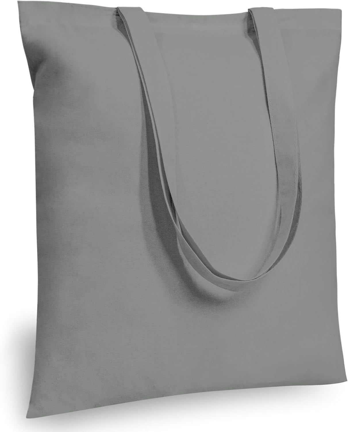 TOPDesign 10-Pack Economical 11.8"x13" Cotton Tote Bags, Lightweight Small Reusable Grocery Shopping Cloth Bags, Suitable for DIY, Advertising, Promotion, Gift, Activity