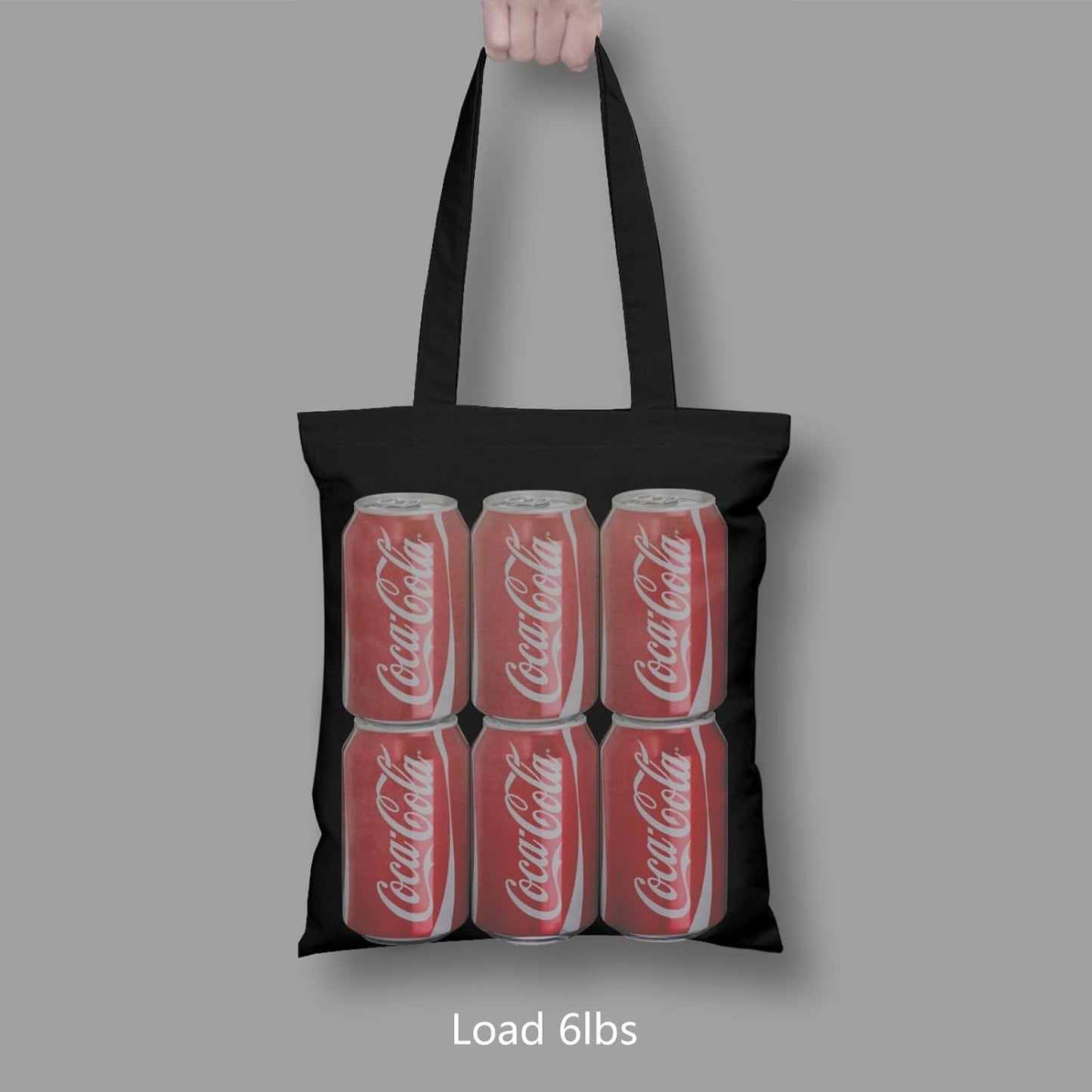 TOPDesign 3 | 6 | 12 | 24 | 48 | 192 Pack Economical Cotton Tote Bags, Lightweight Medium Reusable Grocery Shopping Cloth Bags, Suitable for DIY, Advertising, Promotion, Gift, Activity (3-Pack)