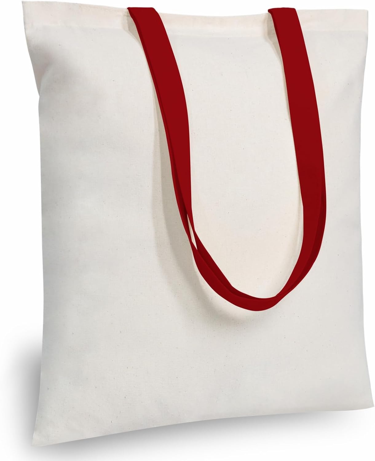 TOPDesign 3 | 6 | 12 | 24 | 48 | 192 Pack Economical Cotton Tote Bags, Lightweight Medium Reusable Grocery Shopping Cloth Bags, Suitable for DIY, Advertising, Promotion, Gift, Activity (3-Pack)