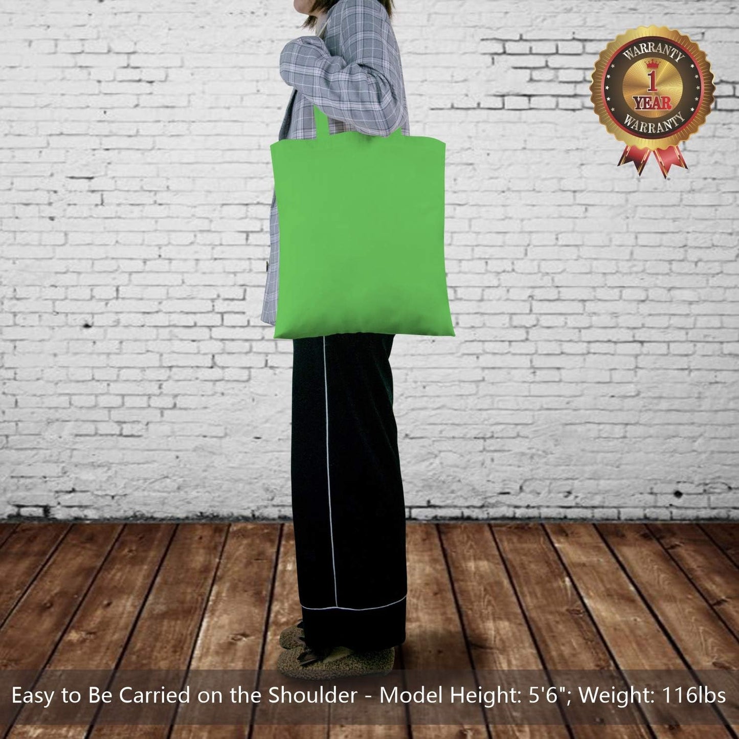 TOPDesign 3 | 6 | 12 | 24 | 48 | 192 Pack Economical Cotton Tote Bags, Lightweight Medium Reusable Grocery Shopping Cloth Bags, Suitable for DIY, Advertising, Promotion, Gift, Activity (3-Pack)