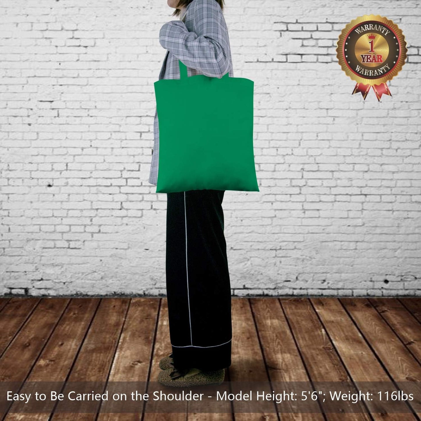 TOPDesign 3 | 6 | 12 | 24 | 48 | 192 Pack Economical Cotton Tote Bags, Lightweight Medium Reusable Grocery Shopping Cloth Bags, Suitable for DIY, Advertising, Promotion, Gift, Activity (3-Pack)