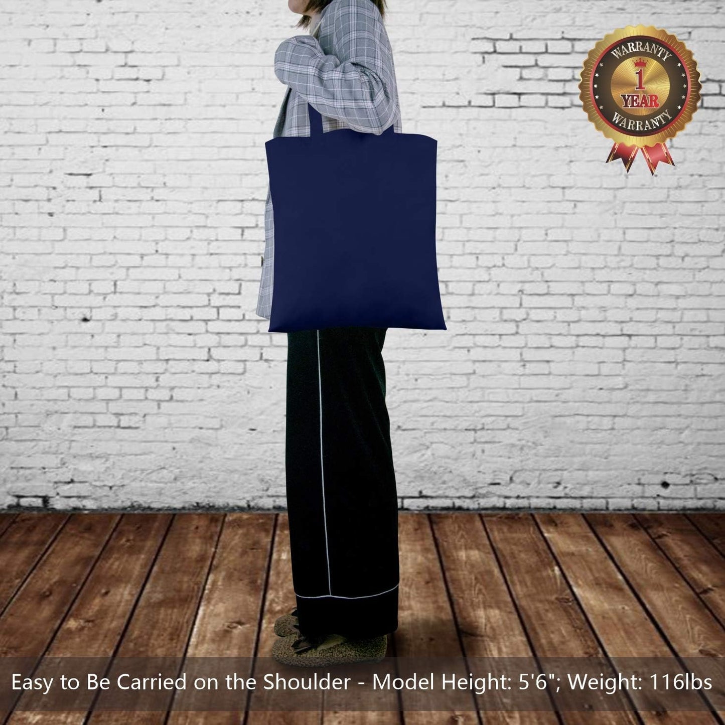 TOPDesign 3 | 6 | 12 | 24 | 48 | 192 Pack Economical Cotton Tote Bags, Lightweight Medium Reusable Grocery Shopping Cloth Bags, Suitable for DIY, Advertising, Promotion, Gift, Activity (3-Pack)