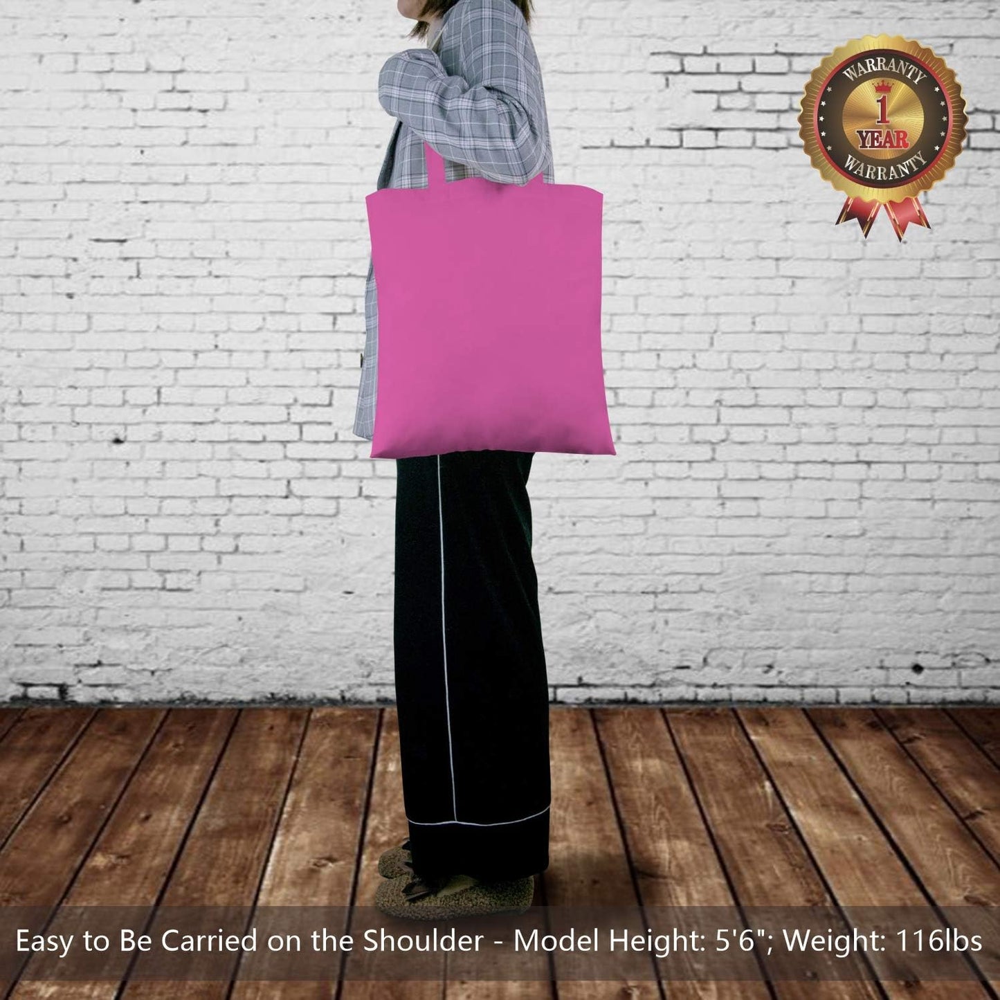 TOPDesign 3 | 6 | 12 | 24 | 48 | 192 Pack Economical Cotton Tote Bags, Lightweight Medium Reusable Grocery Shopping Cloth Bags, Suitable for DIY, Advertising, Promotion, Gift, Activity (3-Pack)