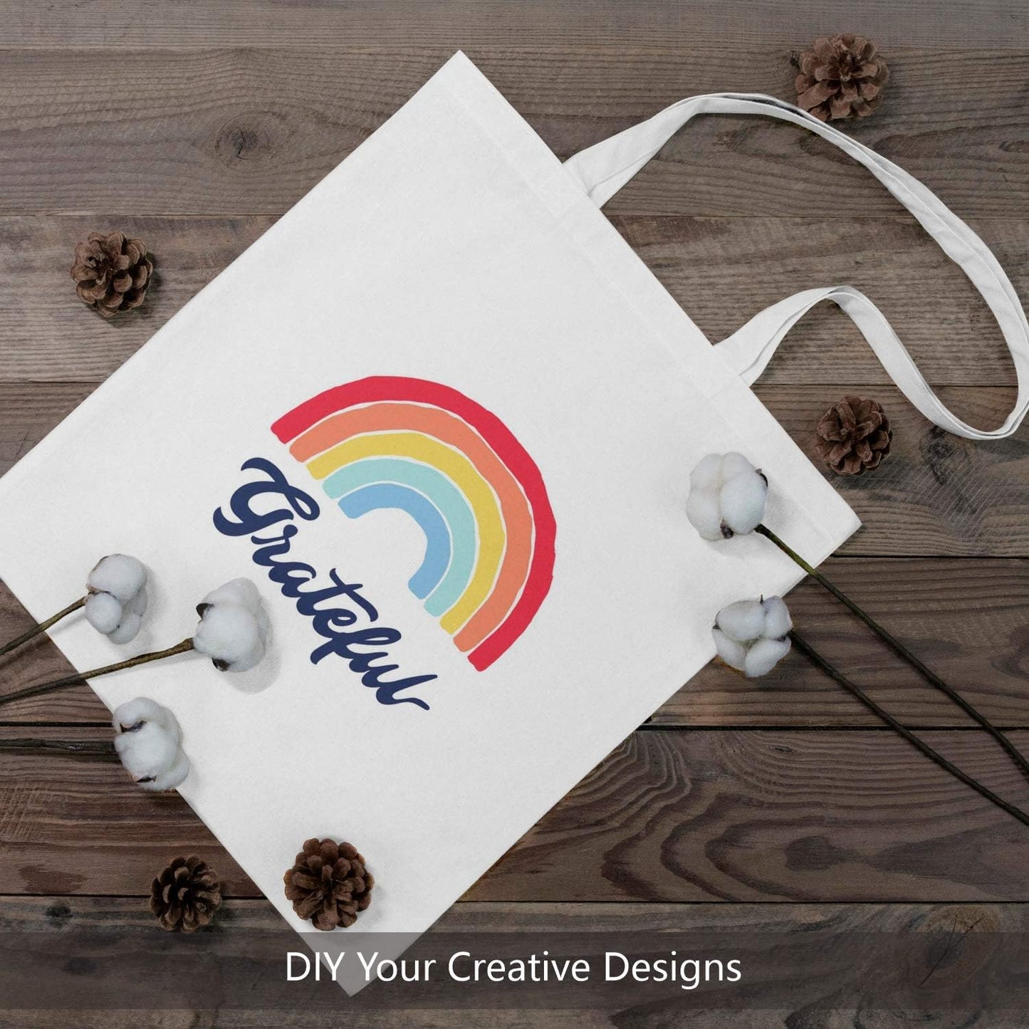 TOPDesign 3 | 6 | 12 | 24 | 48 | 192 Pack Economical Cotton Tote Bags, Lightweight Medium Reusable Grocery Shopping Cloth Bags, Suitable for DIY, Advertising, Promotion, Gift, Activity (3-Pack)